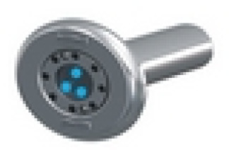 Hiper LED latão - Azul