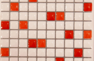 Mosaico vermelho - Strufaldi Decoração