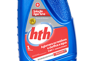 solução água turva -  hth