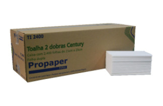toalha v-fold dupla - Propaper