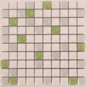 Mosaico verde - Strufaldi Decoração