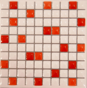 Mosaico vermelho - Strufaldi Decoração