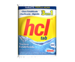 hcl tab 3 em 1 - hidroall
