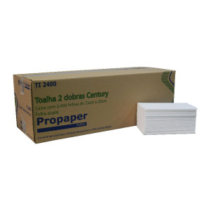toalha v-fold dupla - Propaper