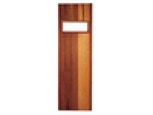 Porta em cedro para sauna seca - sodramar